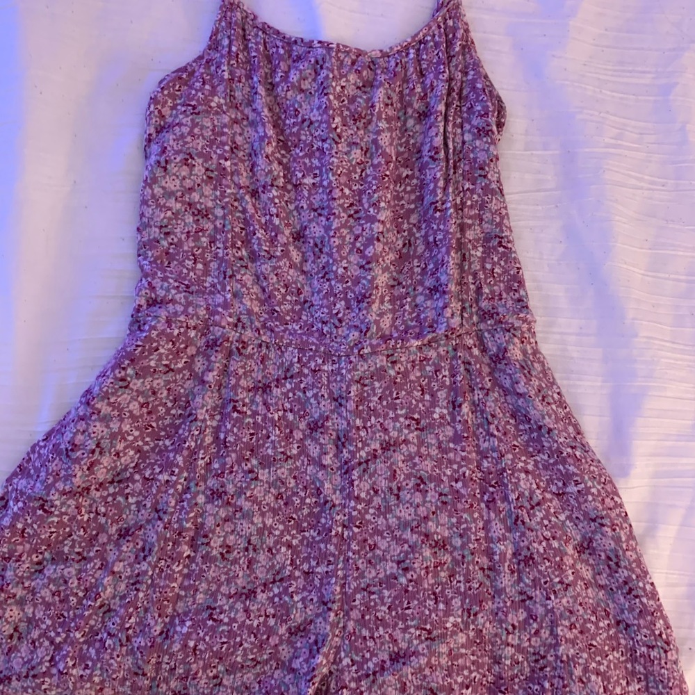 Abercrombie and fitch kids purple romper